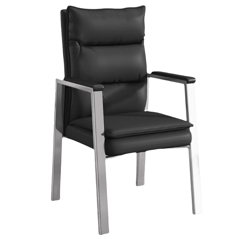 豫龙都靠背椅黑色把