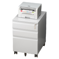 智叶舟办公矮柜三抽390*500*600mm台