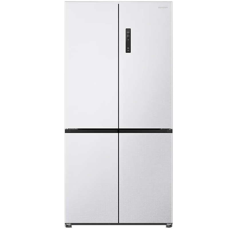 [官方正品]容声601升四开门十字对开门一级能效变频大容量风冷无霜家用冰箱冰釉白 BCD-601WD11FP