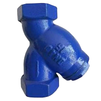 伟鹏双兴 蓝色铸铁丝扣过滤器 DN25 台