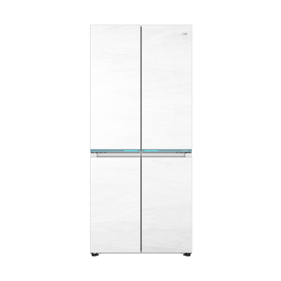 海尔(Haier)475升十字对开门冰箱 594mm专业超薄零嵌 全空间保鲜 BCD-475WGHTD1BGZU1