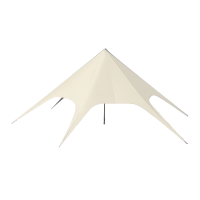 劲脉 天幕单峰帐篷 米黄色-单峰6*6*3M 顶