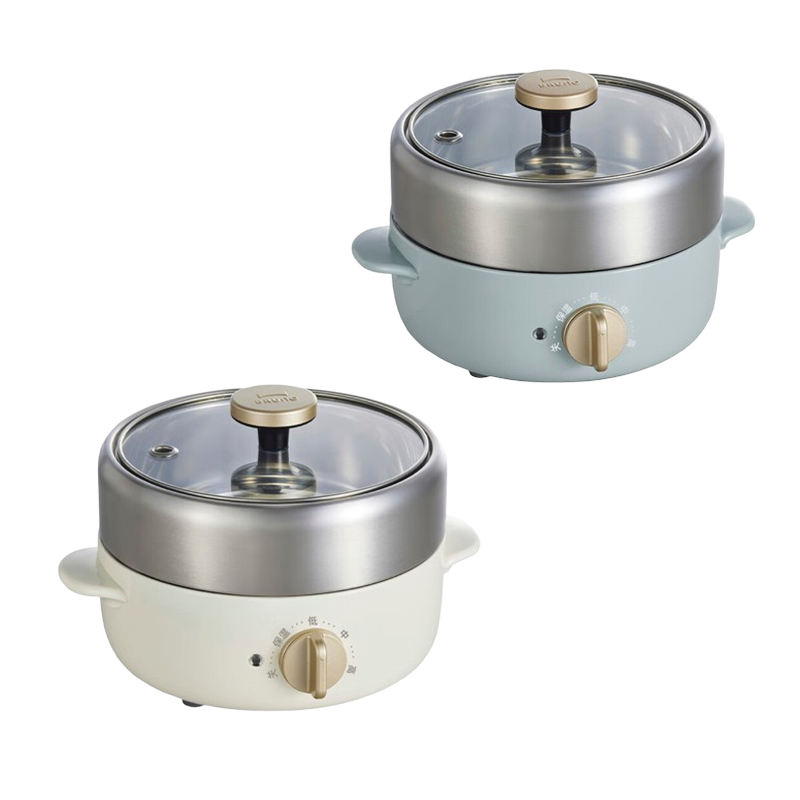 BRUNO博鲁诺料理锅0.8L小型多功能家用电煮锅电热锅BOE115(颜色随机)