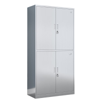 铭思达不锈钢文件柜通双节台