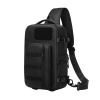 漫山 潮流男士胸包多功能单肩包大容量斜挎包运动户外男款包包 MS-9254(个)