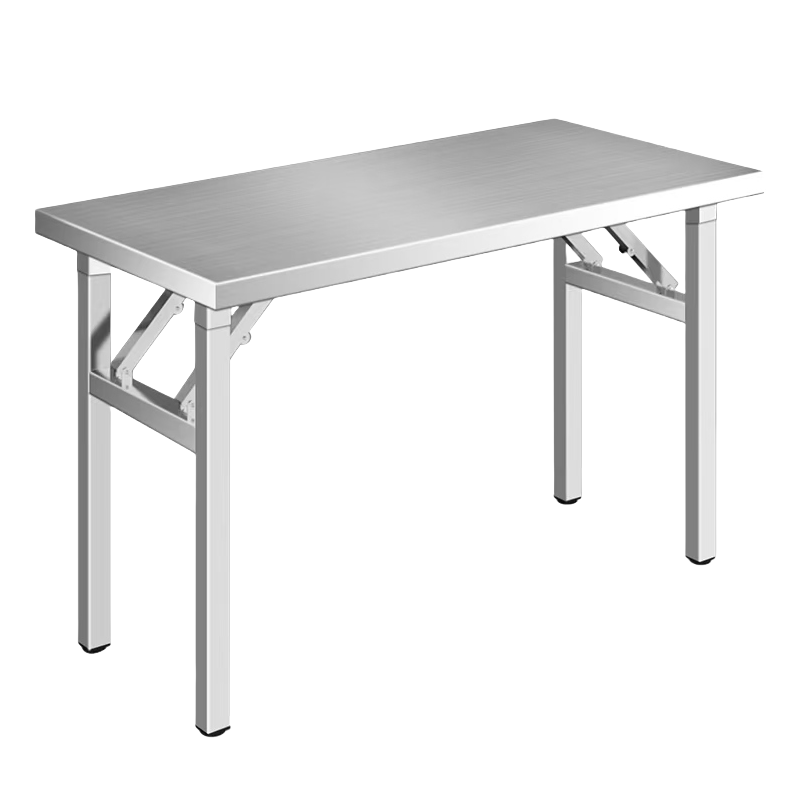伟樽不锈钢折叠桌100*50*75cm张