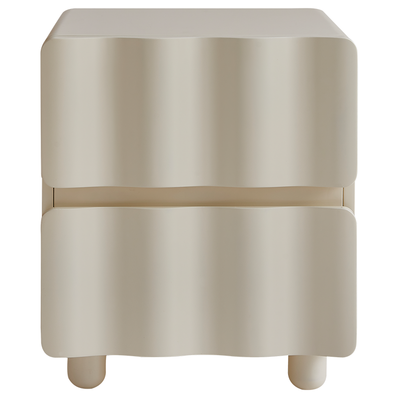 全友家居奶油风网红创意时尚床头柜床尾抽屉收纳柜子卧室家具