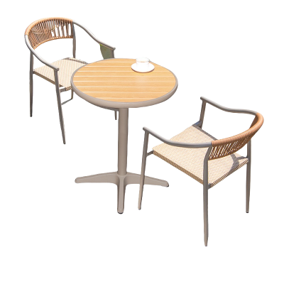 攸形户外桌椅60*73cm+2椅套