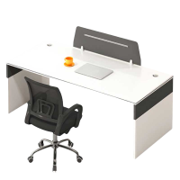 铭思达职员桌1.4米单人位含椅套