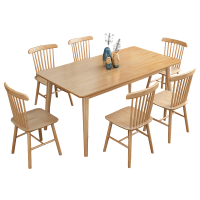 汐餐桌一桌六椅套