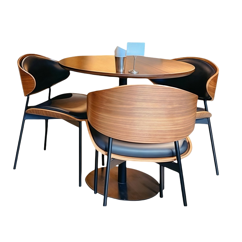 豫龙都 休闲桌椅 一桌三椅 套