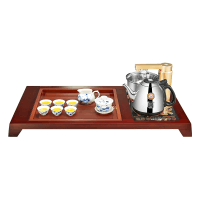金灶 K-200 茶盘 实木小茶台烧水壶一体小型茶托盘泡茶功夫茶具茶盘茶托 茶具套装 整套茶具 自动上水壶 全智能茶盘
