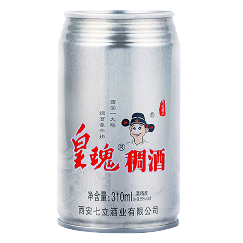 皇瑰稠酒米酒饮料酿醪糟低度微醺310ml*6瓶