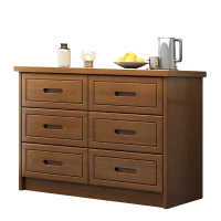 铭思达实木矮柜六斗柜个