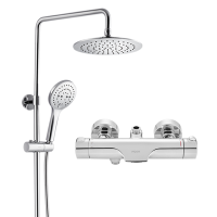 四季沐歌(MICOE)淋浴花洒套装 卫浴精铜龙头增压花洒喷头简易花洒套装