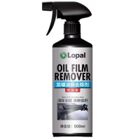 龙蟠汽车玻璃油膜剂500ml 清洗挡风玻璃车窗清洁去油去污