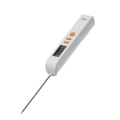 得力食品温度计测温仪温婴儿测奶温洗澡测量探针式水温计厨房测油