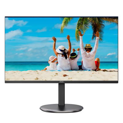 AOC U27B30 显示器27英寸4K IPS广色域10.7亿色数10bit低蓝光不闪HDR10台式电脑办公显示屏 台式电脑显示器