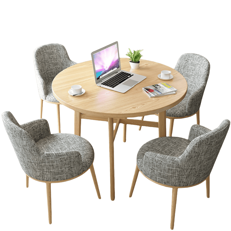 鑫木樽休闲桌1桌四椅套