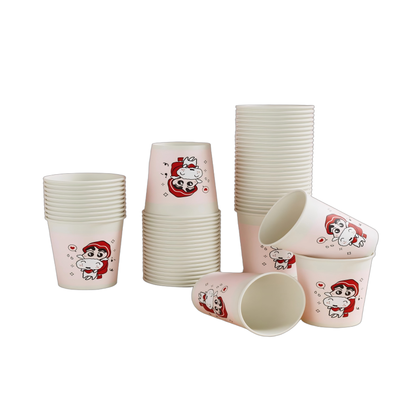 祥铁 一次性加厚家用加硬耐高温防烫食用级隔热茶水杯60只 包