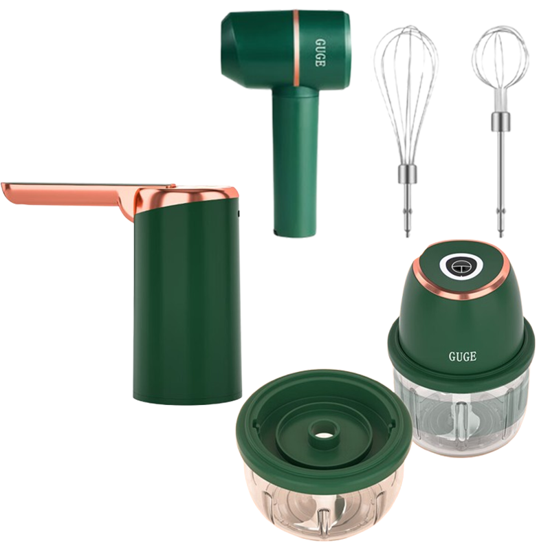 谷格打蛋器组合套装三件套充电动打蛋器抽水器料理机组合GC-3F