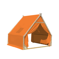 劲脉  露营防雨帐篷 橙色-4*4*3M 顶