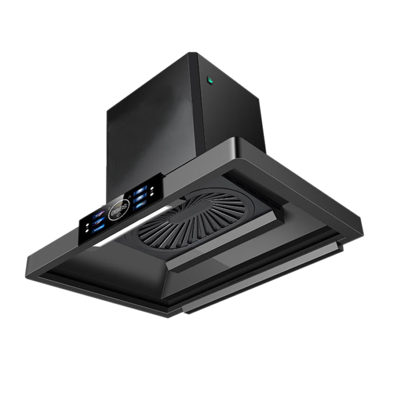 旺厨好太太 新品油烟机商用大功率饭店食堂农村土灶柴火灶 大吸力大型不锈钢吸烟机排烟罩欧式顶吸免清洗 1.5米 自行安装