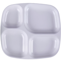 桃锦堂密胺餐盘26*24*2.6cm个