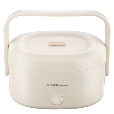 荣事达Royalstar 加热饭盒1L免注水便携式低音恒温不沾内胆分隔饭盒 RFH04D/551