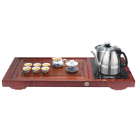 KAMJOVE/金灶 V18旗舰版 古博酸枝木全智能茶盘 手工精雕茶海 实木茶盘 整套茶具 功夫茶具套装 实木茶台 茶具