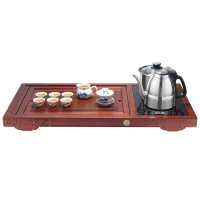KAMJOVE/金灶 V18旗舰版 古博酸枝木全智能茶盘 手工精雕茶海 实木茶盘 整套茶具 功夫茶具套装 实木茶台 茶具