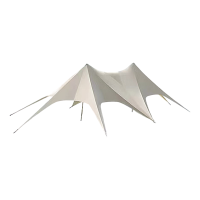 劲脉  双峰天幕 米白色-15*8.3*4M 顶