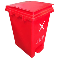 淞水 垃圾桶红 20L 个