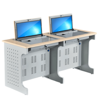 豫龙都电脑桌双人张