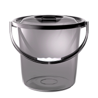 堇柏 塑料水桶 带盖大号 个