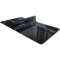 欧梦澜 黑磨砂桌布PVC软质塑料桌布1.5mm厚 80*120cm 张