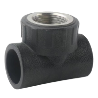 伟鹏双兴 PE内丝三通热熔三通 PE50螺纹1/2(4分)个