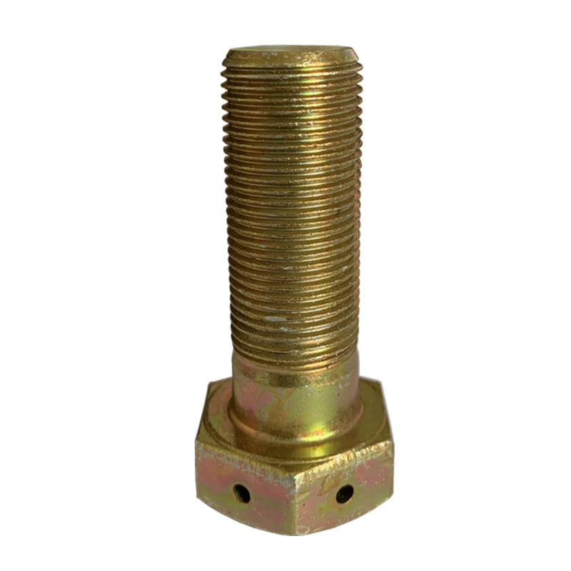 蔚期 GB32.1彩锌六角头头部带孔螺栓 M16*40 个