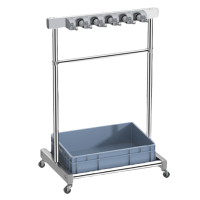 伟樽不锈钢拖把架单排5拖12钩67*50*122cm个