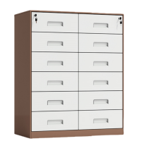 智叶舟办公矮柜十二抽750*390*900mm台