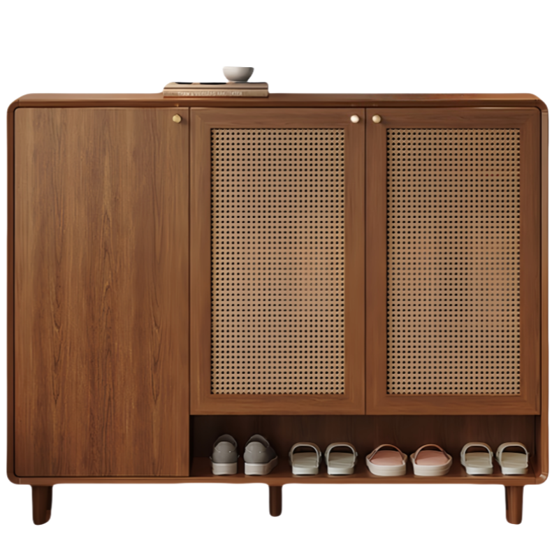 豫龙都实木鞋柜1米个