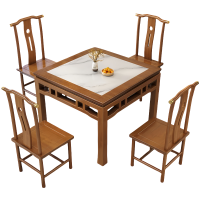 豫龙都 中式餐桌 一桌四椅 套