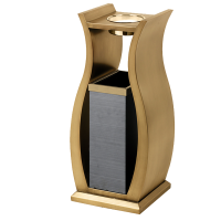 攸 金色垃圾桶 15L 个