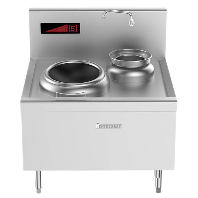 汉王厨单头单尾电磁炒炉1100*1000*800