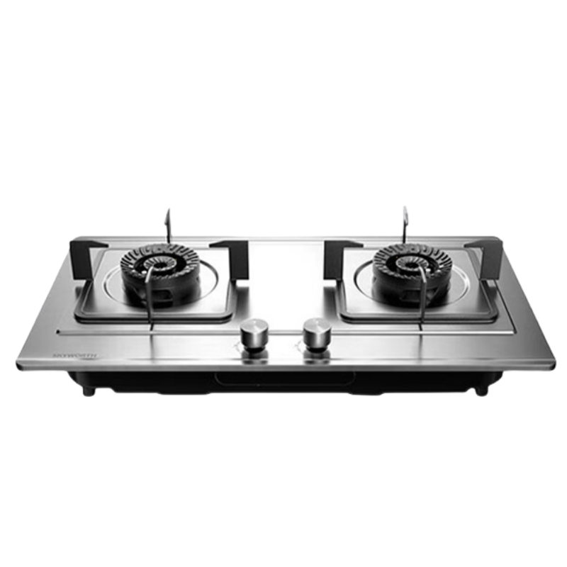 创维(Skyworth)燃气灶煤气灶双灶家用液化气嵌入式台式双灶具大火力不锈钢煤气炉JZY/T-Z50S