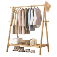 伟樽实木衣帽架挂衣架100*47*148cm个
