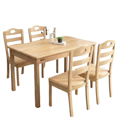 鑫龙都餐桌椅1.4米套