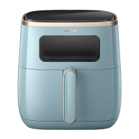 飞利浦(PHILIPS) 海星空气炸锅 家用5.6L大容量多功能全自动[可视+不用翻面]双层锅体易清洗HD9257/70