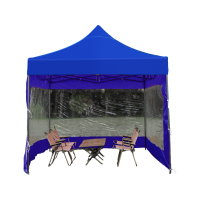 劲脉  三面透明围挡帐篷 蓝色-2*2*3M 顶