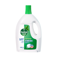 Dettol滴露经典松木衣物除菌液3L瓶装配合洗衣液消毒液婴儿衣物棉麻织物含有助洗成分辅助洗涤抑菌99.9%